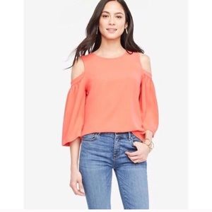 Ann Taylor cold shoulder top